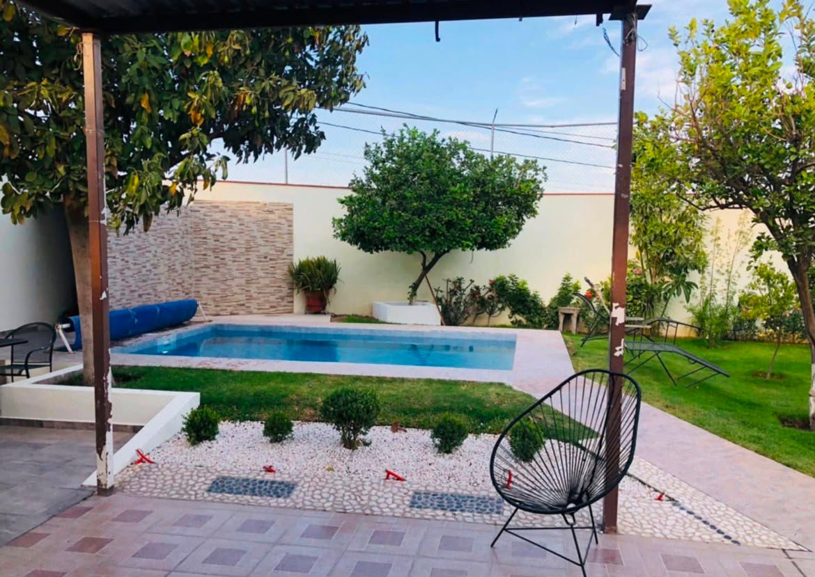 Área de convivencia de la casa en Tequisquiapan